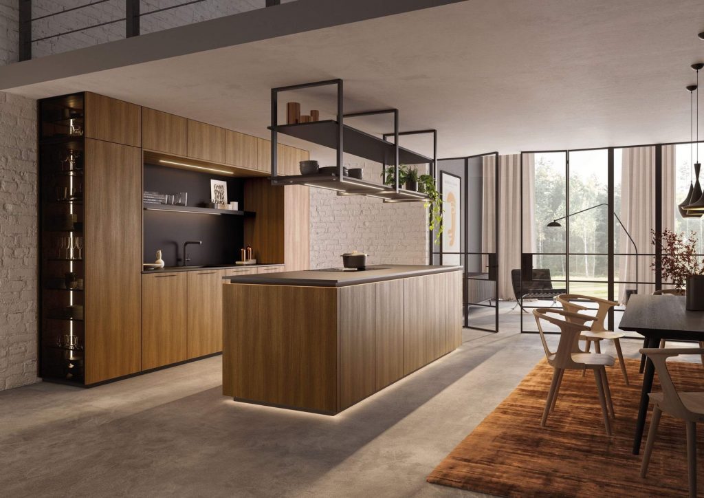 Rotpunkt Loft Brown Oak Wood Kitchen 6 | Simple Interiors, Wandsworth