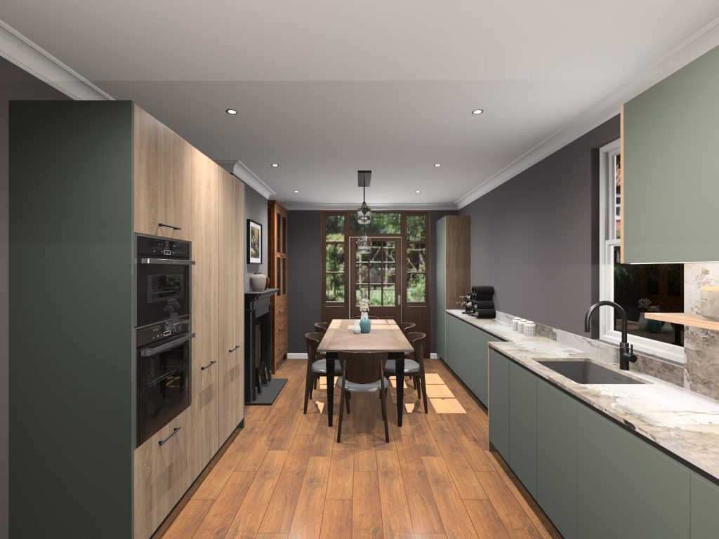 Design 3 Rotpunkt With Gas Hob Perspective | Simple Interiors, Wandsworth