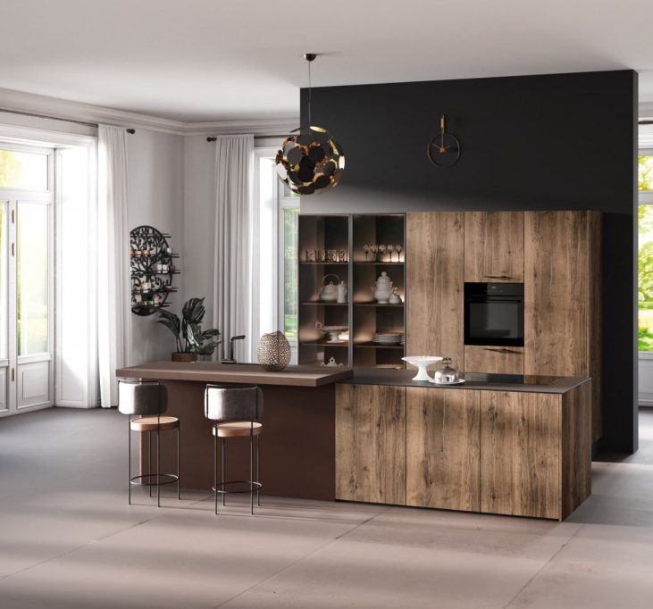Rotpunkt Tin Filled Oak Dark Wood Kitchen 2021 6 1024X682 1 | Simple Interiors, Wandsworth