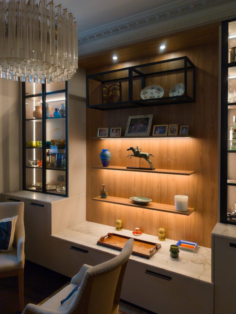 Fulham Home Bar & OPen Shelving