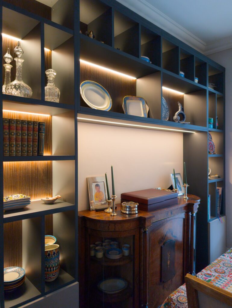 Fulham Home Bar & Open Shelving