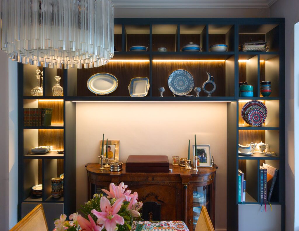 Fulham Home Bar & Open Shelving